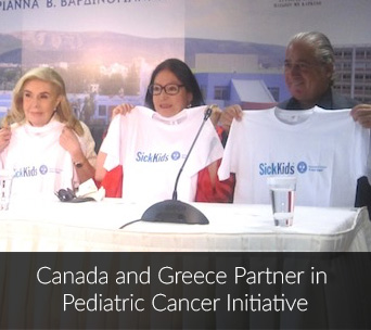 Canada and Greece Partner in Pediatric Cancer Initiative
