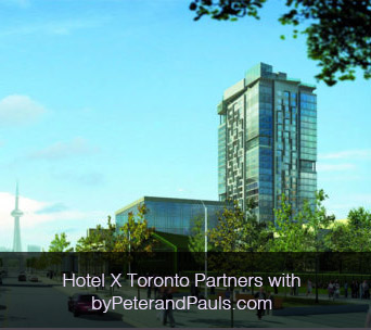Hotel X Toronto partners with byPeterandPauls.com