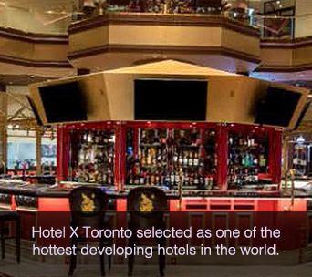 Hotel X Toronto selected as one of the hottest developing hotels in the world.